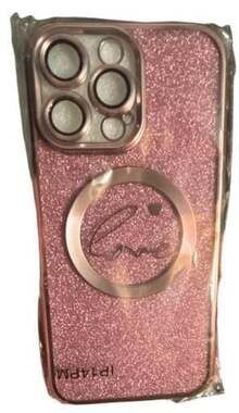 MGQILING Pink Glitter MagSafe Compatible iPhone 14 Pro Max Case